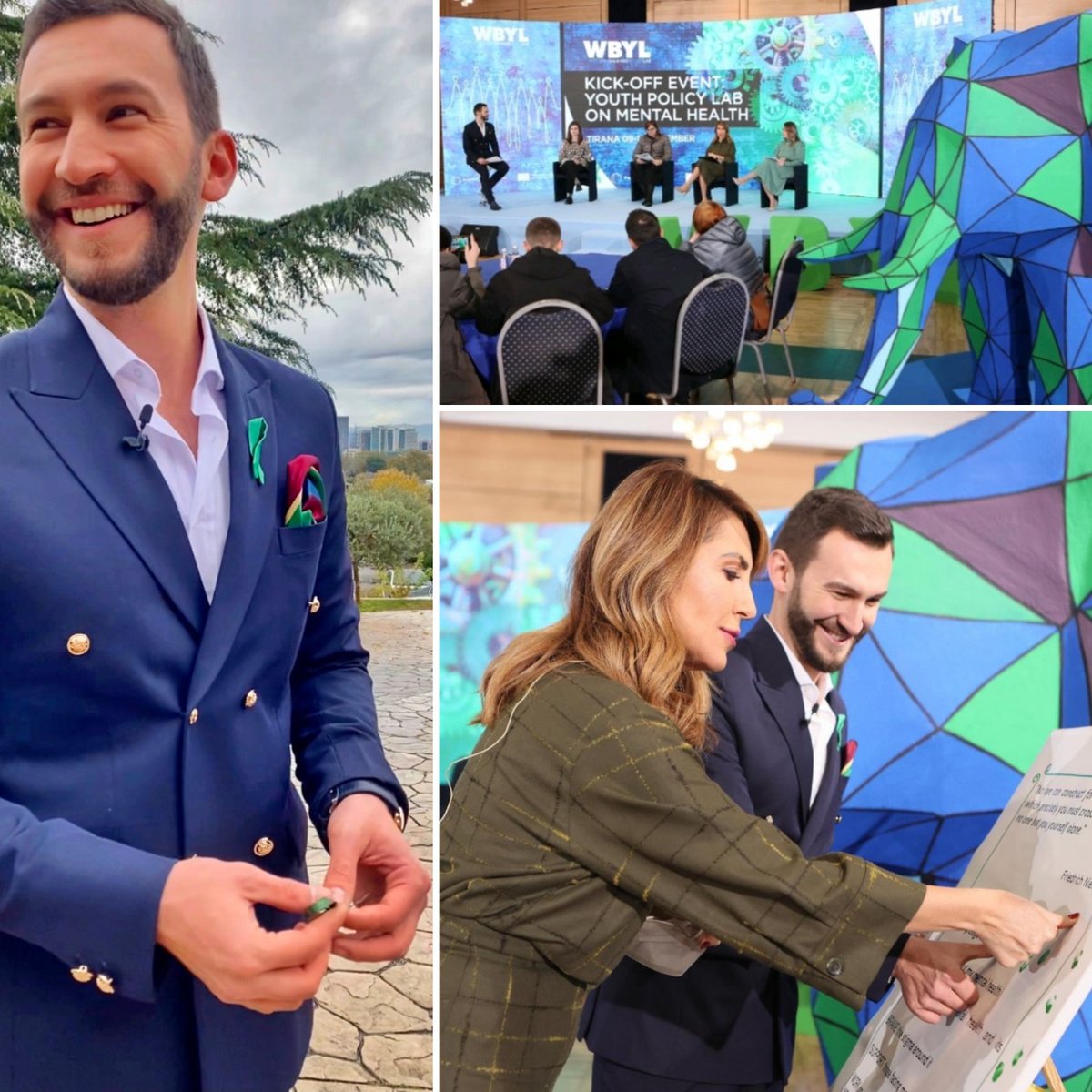 OgiMarkovic7's tweet photo. Yesterday in #Tirana on occasion of #YouthLab Kick-off, @rccWBYL pledged to brake the #stigma, support #youth facing #MentalHealth challenges &amp; work on #support measures and mechanisms in #WB6 🇪🇺

Hank of yarn unwinds... 🧶 

Cc: @rccint @eu_near @WHO_Europe https://t.co/yOTt2uBogH