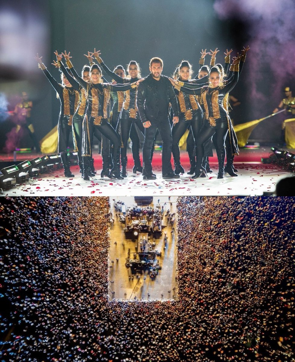 #SalmanKhan's #DabanggReloaded tour has received unprecedented response at Riyadh. As per officials more than 80K people gathered to watch 
Salman Khan. <a href="/BeingSalmanKhan/">Salman Khan</a>