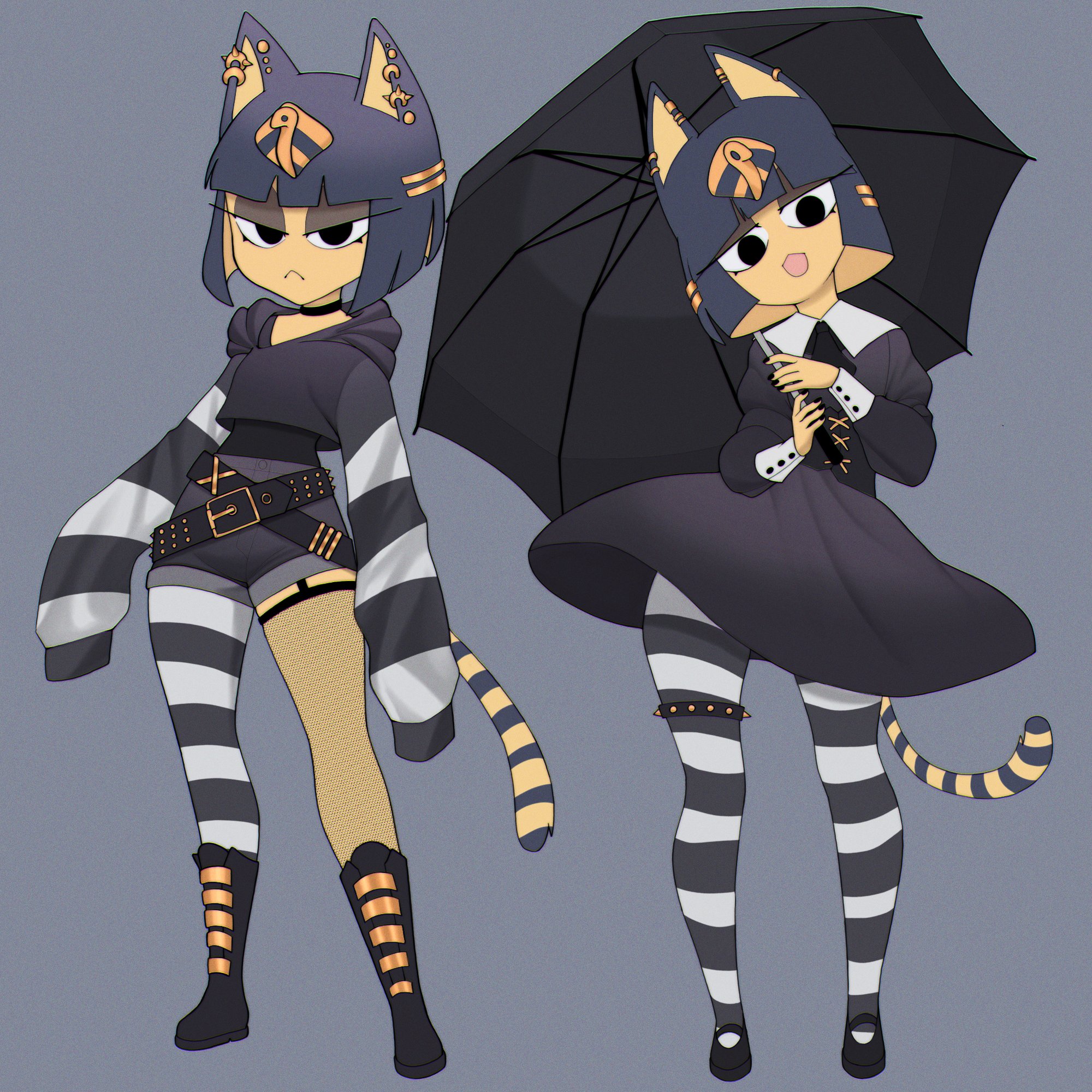 Let me join in the Goth Ankha train! 