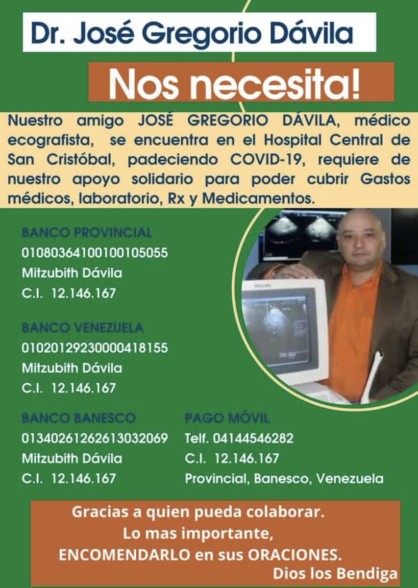 zabdyb's tweet photo. @Donatumed @DonaMed_VE @SOSDonaciones @MedicosUnidosVe https://t.co/sIaPIe3MM8