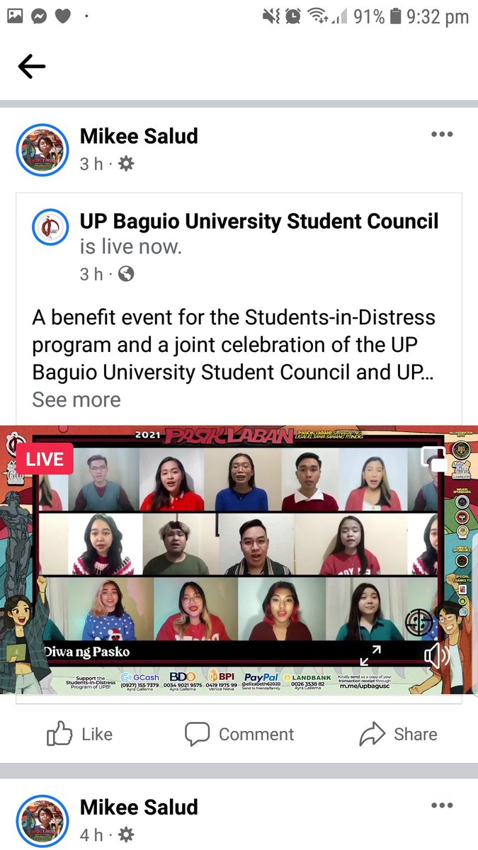 ik_meeee's tweet photo. Mahalaga ang #LigtasNaBalikEskwela at #WalangIwananUPB kasi iba ang collective experience kapag nasa paaralan kaysa online class π makikita mo pa mag perform iba't ibang orgs katulad ng Tinig Amianan (at profs) π babalik balikan mo
@UPBaguioUSC
#Pasiklaban2021
#UPBat60 https://t.co/nLjvBZ5aIY