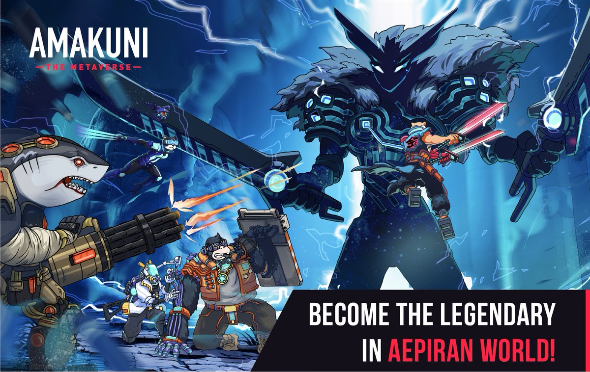 Hey, AMArians! ☄️
Welcome to the fantasy World of Aeprian! Let's 𝐂𝐫𝐚𝐟𝐭, 𝐂𝐥𝐞𝐚𝐫 𝐃𝐮𝐧𝐠𝐞𝐨𝐧𝐬, 𝐚𝐧𝐝 𝐓𝐫𝐚𝐝𝐞! 
🔥  Don't forget to check out the project page to not miss this opportunity! 
medium.com/amakuni/introd…

#AMAKUNI #Metaverse #Aeprianworld #NFT #P2E