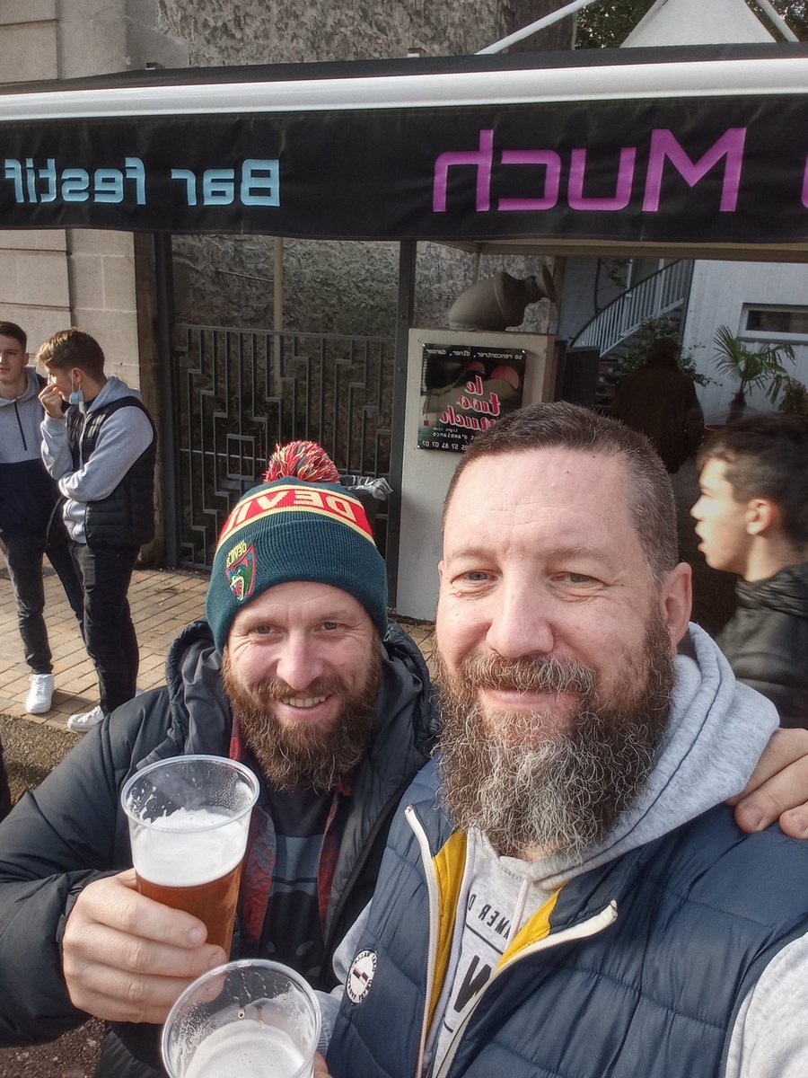 Magnus at the rugby UBB. Don't forget Happy Hour prices at Magnus tonight for Tigers fans