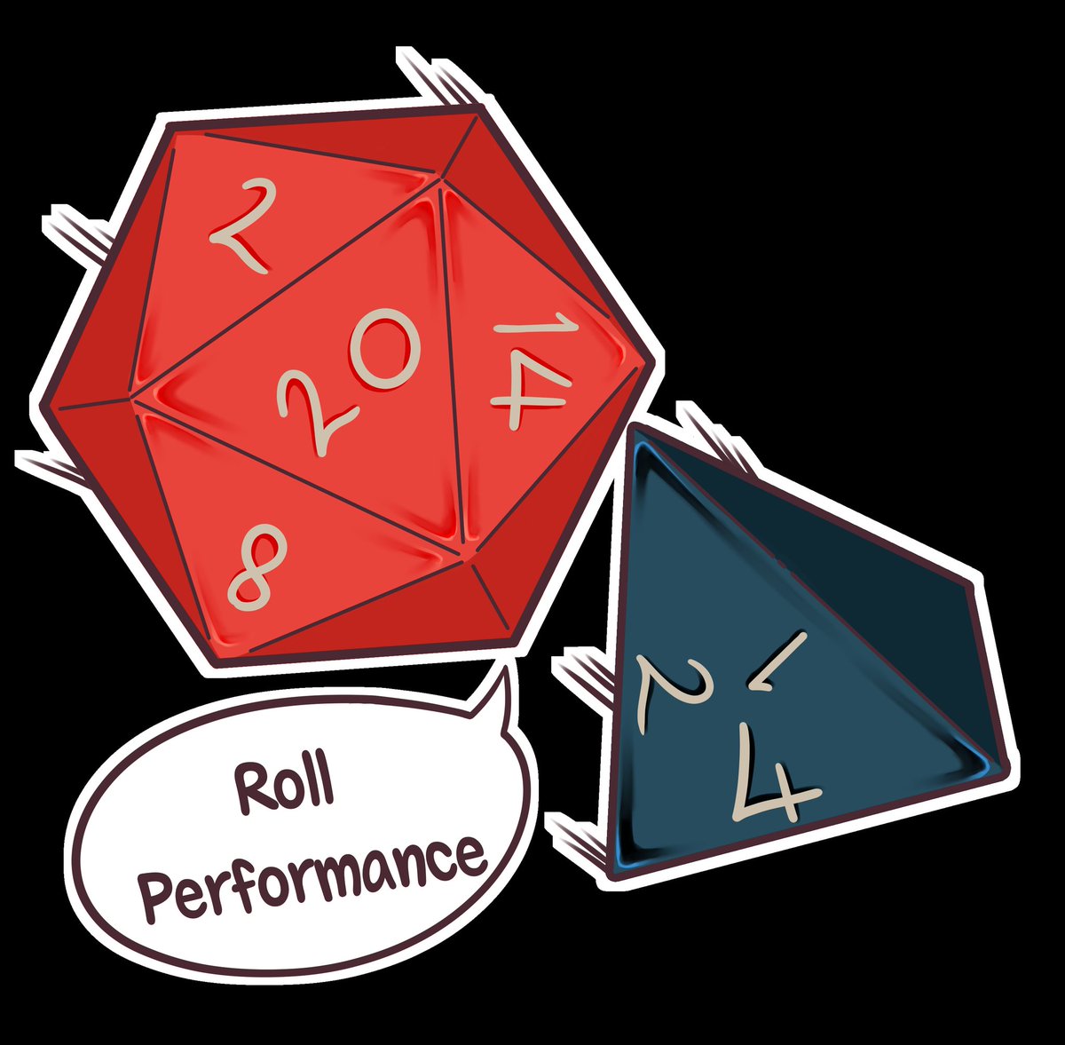 CatAndTie_'s tweet photo. For those of you excited to see the gameshow I'm working on "Roll Performance". We now have an official logo courtesy of @Senpais__Cat. #rollperformanceshow #dnd #ttrpg #gameshow #worldofdarkness #callofcthulu https://t.co/uVODubayWh