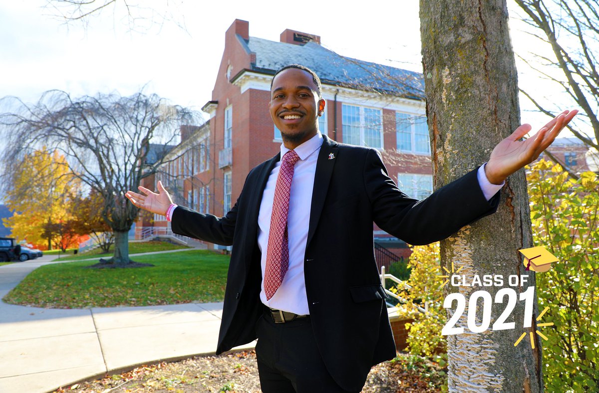 BloomsburgU's tweet image. “BU shaped me into the man I am today. I found myself during my undergrad. I’ve gained many skills in the classroom, but outside of the classroom I gained confidence and soft skills.&quot; 💛🎓🐾 #BUClass2021 #Husky4Life #BloomOnward