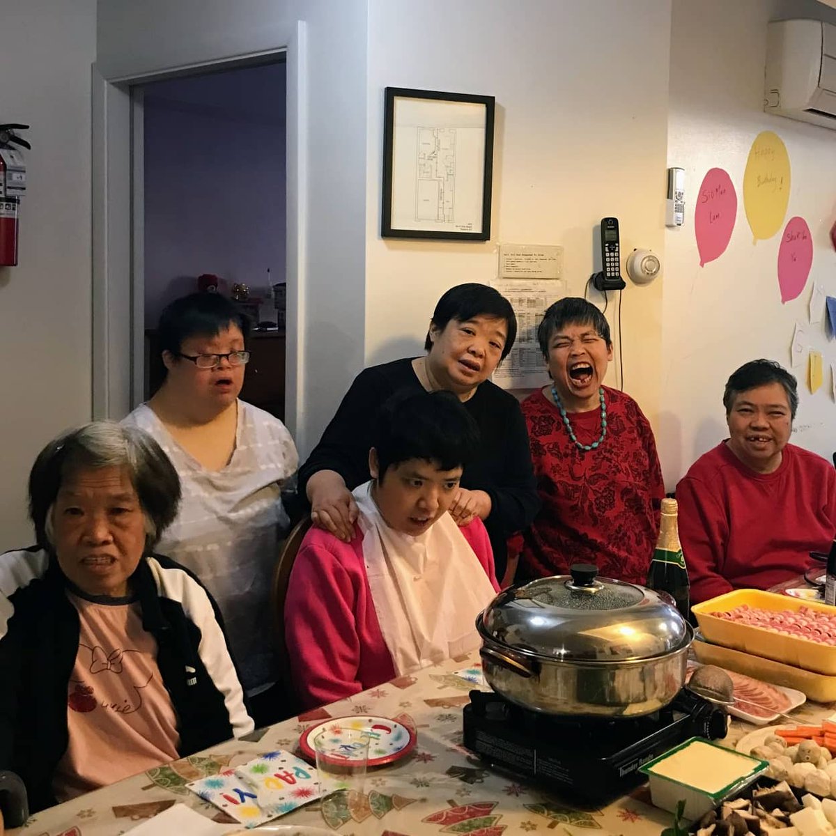 cpc_nyc's tweet photo. The residents and staff of the Josephine M. Ho Community Residence for Special Needs celebrated a birthday with hot pot and cake! Residents receive around-the-clock care from our dedicated staff. #AdvancingourCommUNITY https://t.co/XRm930dqUL