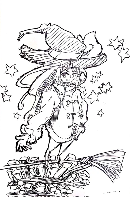 まり
#深夜の真剣お絵描き60分一本勝負 