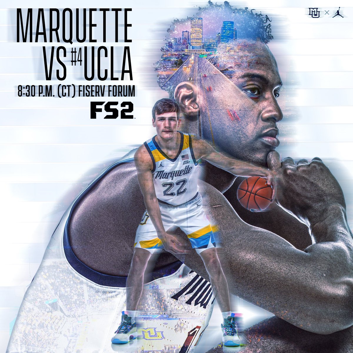 Big opportunity today! 

🚨Note the time change 🚨

📍 Fiserv Forum
⏰8:30pm
📺 FS2
🔊 ESPN Milwaukee