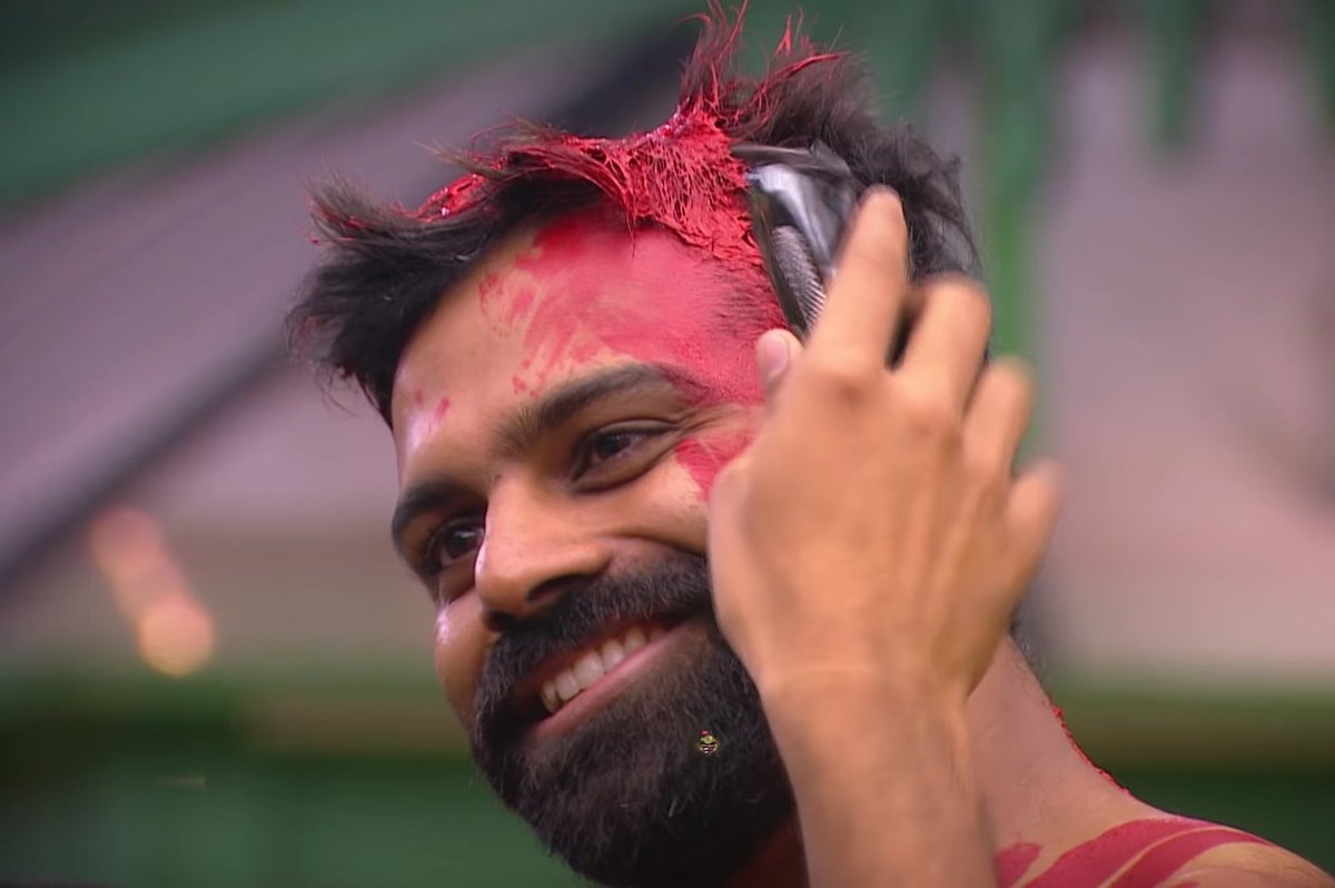 nene_vidyaa's tweet image. That expression
ACE OF BB5 SREERAM