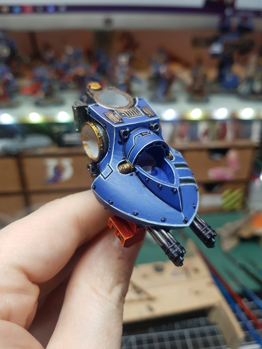 chickpaints88's tweet photo. Here's a sneaky wip of my current project, Yes another dreadnought! Speedboat boi ;) Hope everyone is having a good weekend π€
#Warmongers #warwardens #warmaidens #womenhobbyists #wh40k #WarhammerCommunity #new40k #ultramarines #deredeo #dreadnought #womenpainters https://t.co/QWJcJQ9L5X