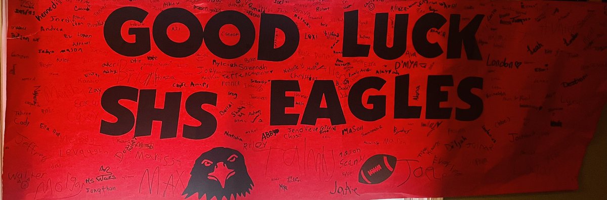JBM sends off our SHS Boys Football team as they are in the DIAA finals at UD!  Good luck!  <a href="/smyrnahs/">Smyrna High School</a>