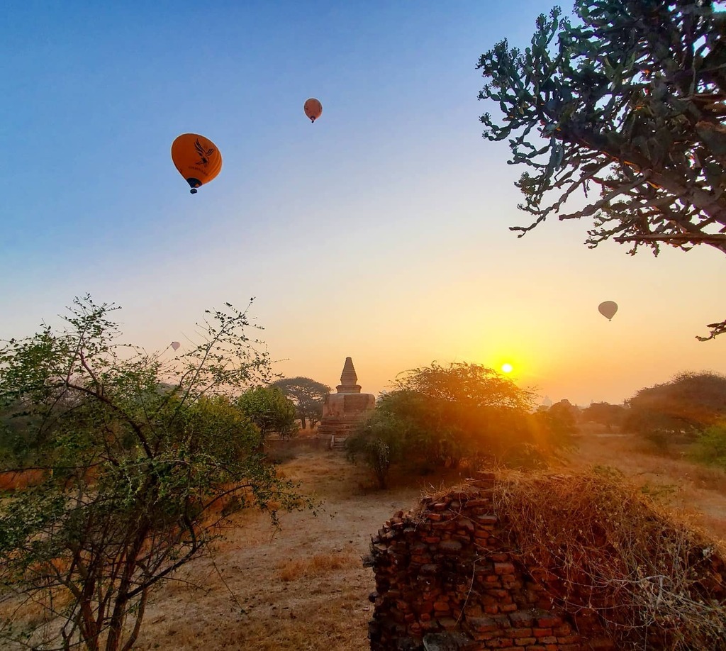 bumblingtourist's tweet photo. 🇲🇲 Sunrise in Bagan Myanmar. New video out tomorrow with the BEST sunrise of my life!😍
.
Follow our adventures at https://t.co/9kQkCeMlg0 .
.
#mandalay #asia #exploreasia #travelasia #travelmyanmar #exploremyanmar #ruralmyanmar #travel #travelphoto … https://t.co/VWpuaZKvQP https://t.co/ASA5ZFXn91