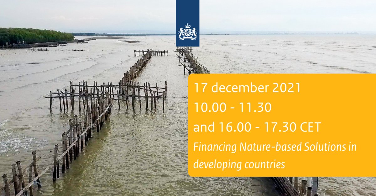 Join us on Friday 17 December to learn more about our market study on finance for #NatureBasedSolutions (NbS) in #BlueCarbon ecosystems, in collaboration with @IUCNNL