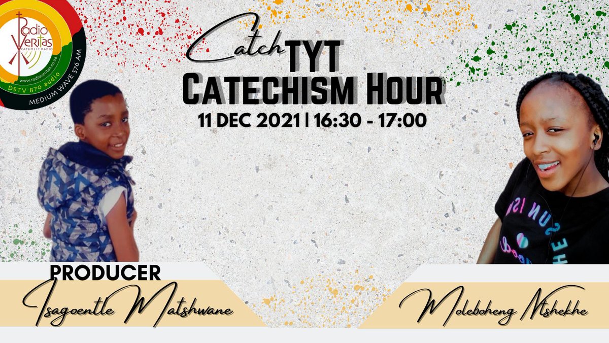 RadioVeritasSA's tweet photo. #NowOnAir
#TYTCatechismHour https://t.co/PdJ722tOWJ