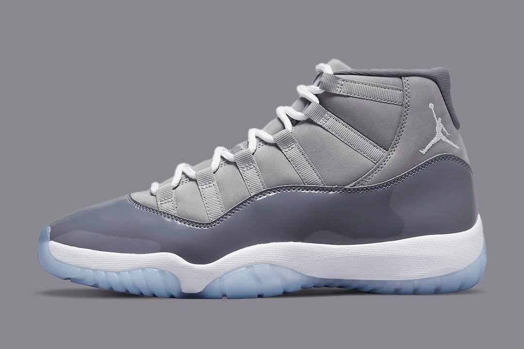 grey jordans retro 11