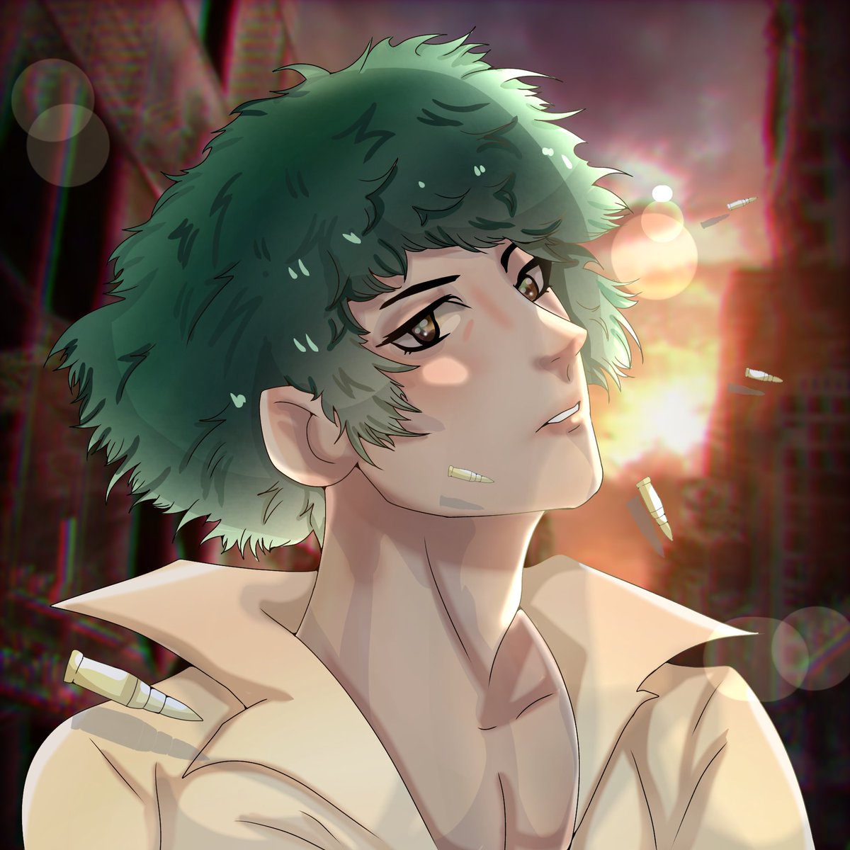 LadyRossy4's tweet photo. #CowboyBebop #fanart #Spaik #anime #art https://t.co/3pbxbBXatZ