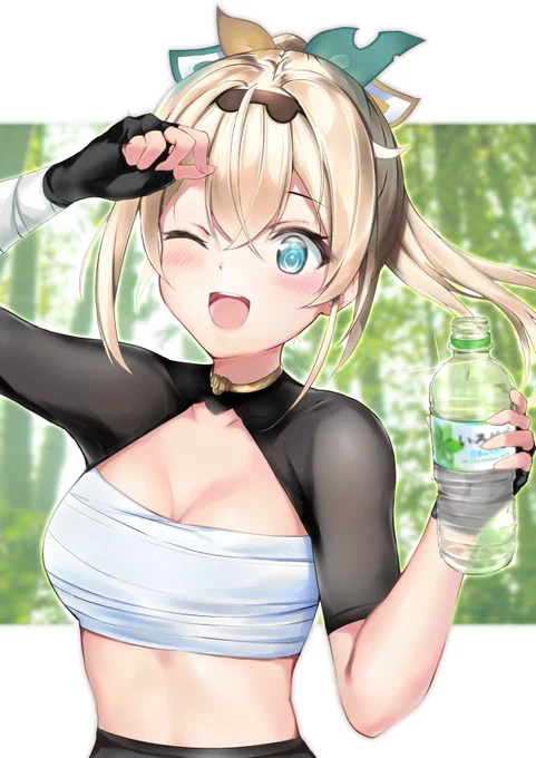 ござる～🍃
#いろはにも絵を
#風真いろは 