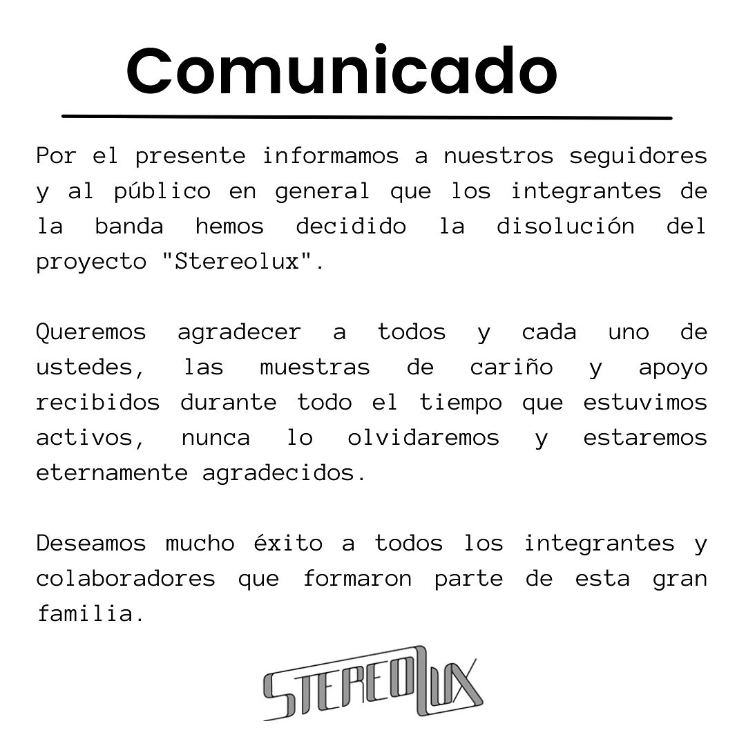 StereoluxOficial (@stereoluxofic) on Twitter photo 