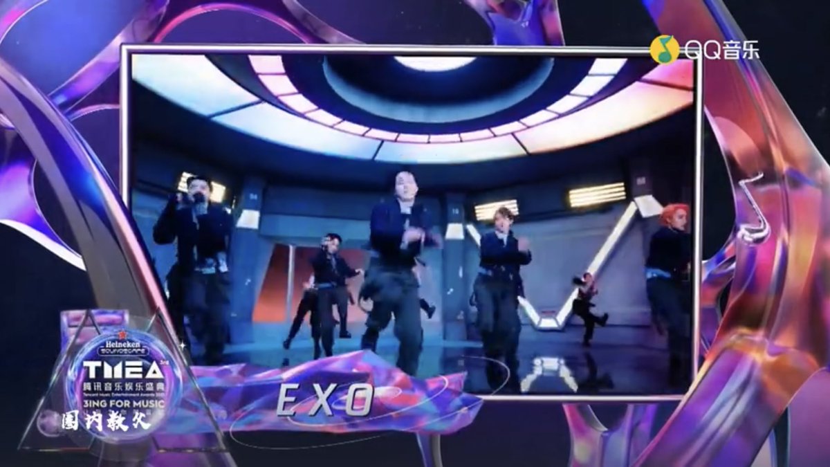 OasisRSV's tweet photo. ยกFelicitaciones a #EXO por ganar el "Mejor grupo extranjero" en los premios Tencent Music Entertainment Awards! ๐๐๐๐
#CongratulationsEXO
#EXOย #์์ @weareoneEXO @B_hundred_Hyun @layzhang https://t.co/O2lTuY3ihV