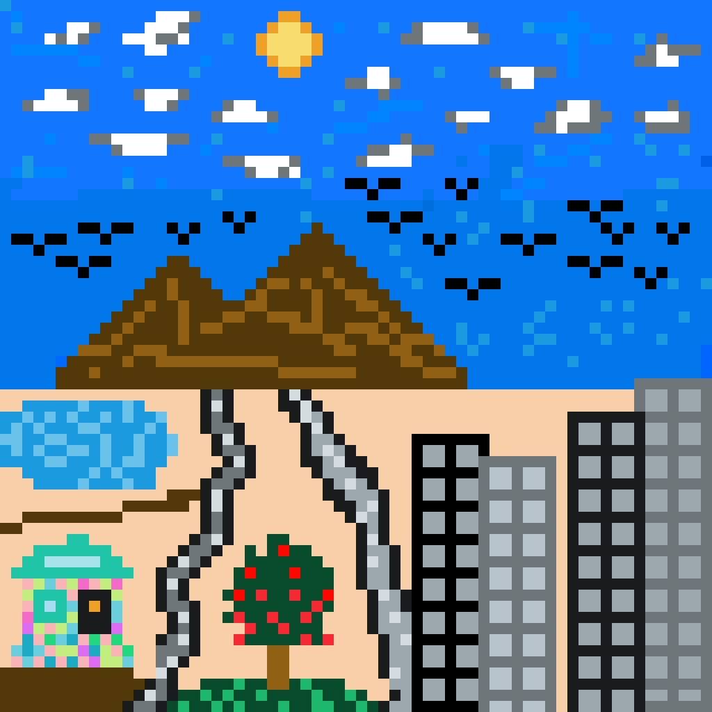 pixelrandom00_'s tweet photo. scenery 🏡🏝🗻
#ALGO #Algorand #AlgoAirdrop #AlgoNFT #dartroom #algofam #Algorandnow #ALGONFTs #nftcollectors https://t.co/mVW5Z4RFwL