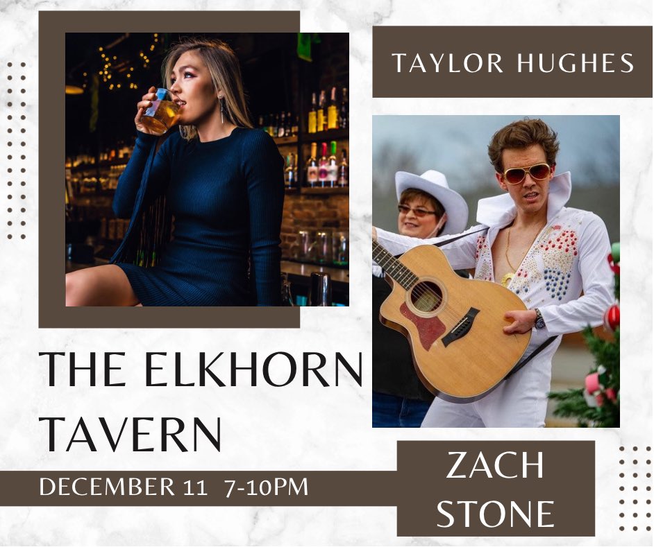<a href="/ZachStone5/">Zach Stone Country</a> and I are back at it tonight in Lexington,KY! Y’all come party with us at The Elkhorn Tavern #SaturdayVibes #livemusic #Lexington #bbn
