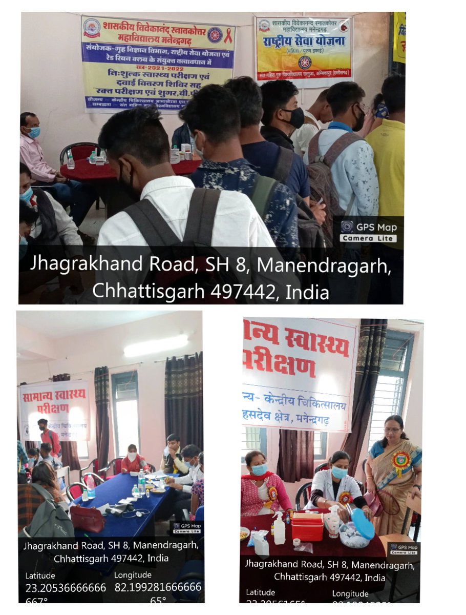 nss_pg's tweet photo. अंतरराष्ट्रीय मानवाधिकार दिवस के अवसर पर महाविद्यालय में निःशुल्क स्वास्थ्य शिविर का आयोजन,@_NSSIndia @NSSRDBhopal @ListenKabir @NssKoriya https://t.co/Lur8cG4QTk