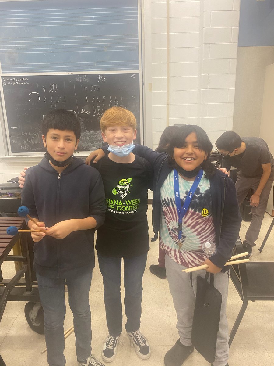 PIJHBand's tweet photo. Good luck to our auditioning Jr. High band students today! They are competing in Rivera High School for a chair in the TMEA Middle School All Region Band! Thank you, students, for putting in the time to prepare for today and best of luck! https://t.co/JFXU79Jc8p