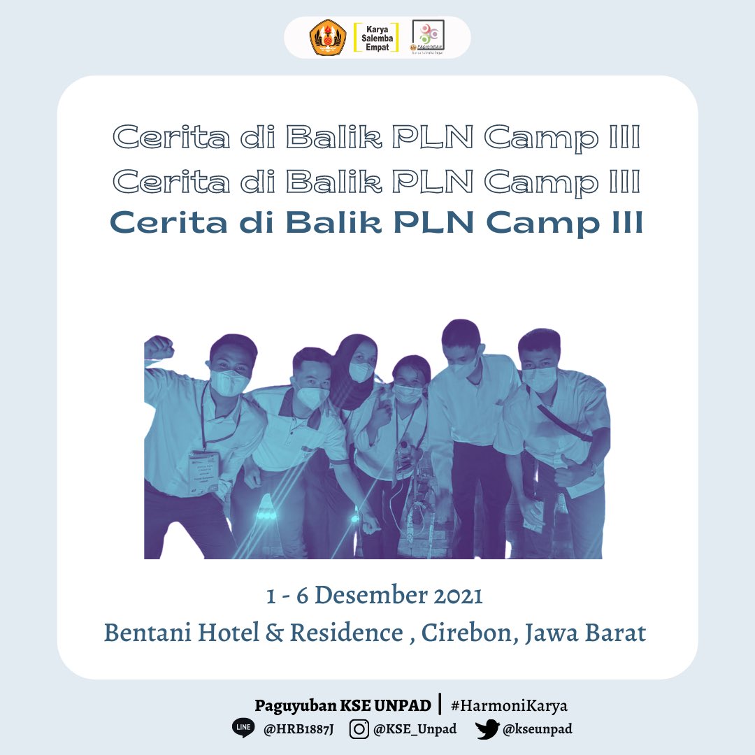 KSEunpad's tweet photo. [ 𝐂𝐞𝐫𝐢𝐭𝐚 𝐝𝐢 𝐁𝐚𝐥𝐢𝐤 𝐏𝐋𝐍 𝐂𝐚𝐦𝐩 𝐈𝐈𝐈 ]

Yuk simak cerita di balik PLN Camp dari teman teman beswan PLN!🤩 Seru banget ya! Jadi pengen camp offline🥺✨ https://t.co/d3411ZcmXv