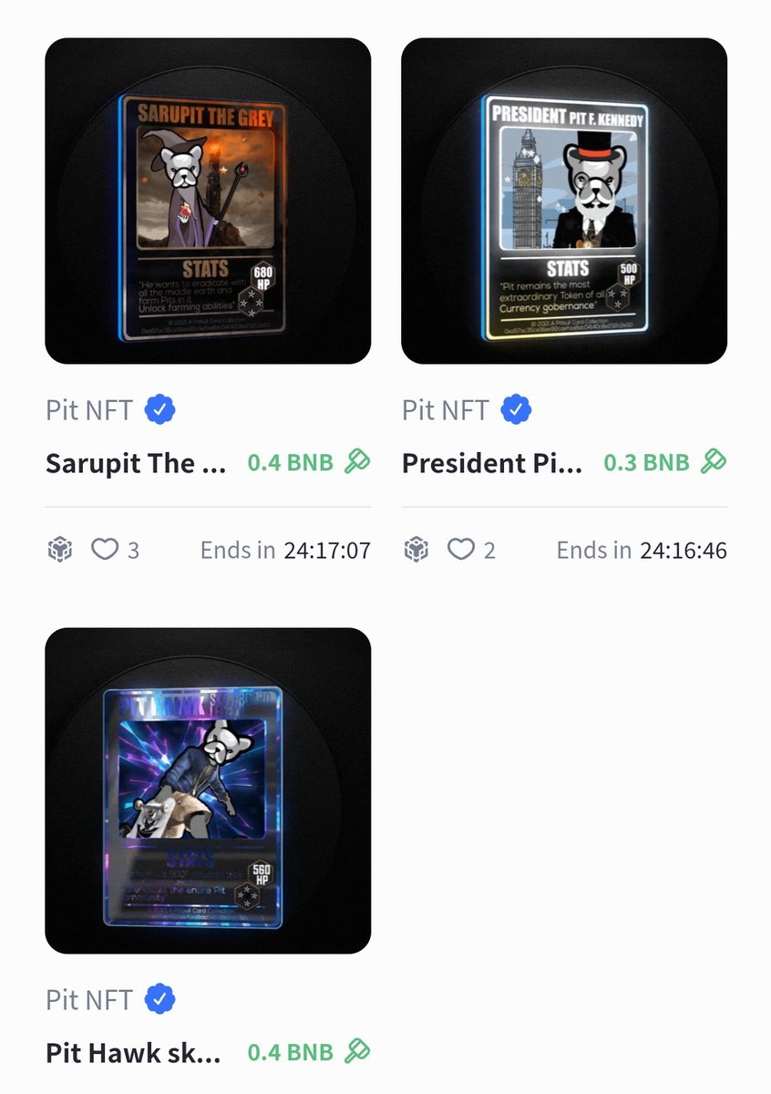 BscPitbull's tweet photo. Verification Week for #Pitbull ✅✅✅

We are now verified on @tofuNFT, marketplace for #NFT, #GameFi &amp; Collectibles🎉

$PIT #NFT AUCTION IS STILL ON🔨
🚨LAST 24 HOURS⏰

⏬Bid via your wallet👇
1.https://t.co/6HreebjLQw

2.https://t.co/OL7L6ooUnI

3.https://t.co/noEw9B4EgN
#BNB https://t.co/bjWqNQkwSd