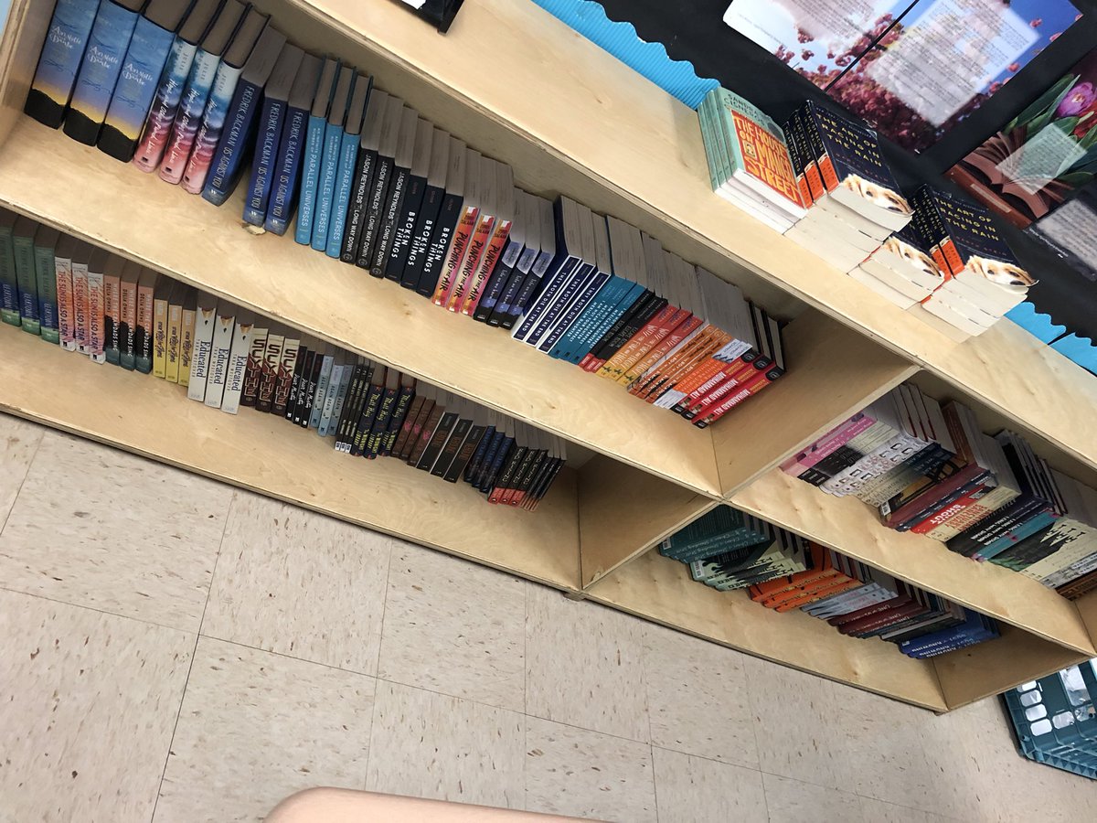 Excited for students to get to enjoy our bookshelf filled with new independent reading books!!📚😍#dalersread