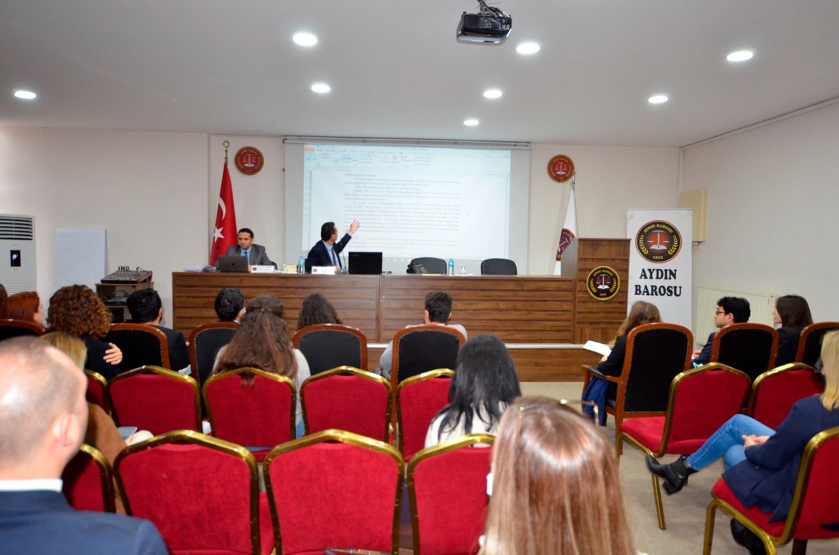 AYDIN BAROSU (@aydinbarosu) on Twitter photo BAROMUZ AHM EĞİTİM ÇALIŞMASI STAJ EĞ.MERKEZİMİZDE MARMARA Ü.HUKUK FAK.CEZA VE CEZA USULÜ HUK. AD.ÖĞR.ÜYESİ DOÇ.DR.M.EMİN ALŞAHİN,İST.BAROSU ÜYESİ AV.VOLKAN BAHADIR TARAFINDAN VERİLMİŞTİR.BARO Y.K.ÜYELERİMİZ AV.A.KAAN AKIN,AV.ELİF SABANCI, AV.HAK.MERK. BAŞK.AV.EFE GÜNER KATILMIŞTR BAROMUZ AHM EĞİTİM ÇALIŞMASI STAJ EĞ.MERKEZİMİZDE MARMARA Ü.HUKUK FAK.CEZA VE CEZA USULÜ HUK. AD.ÖĞR.ÜYESİ DOÇ.DR.M.EMİN ALŞAHİN,İST.BAROSU ÜYESİ AV.VOLKAN BAHADIR TARAFINDAN VERİLMİŞTİR.BARO Y.K.ÜYELERİMİZ AV.A.KAAN AKIN,AV.ELİF SABANCI, AV.HAK.MERK. BAŞK.AV.EFE GÜNER KATILMIŞTR