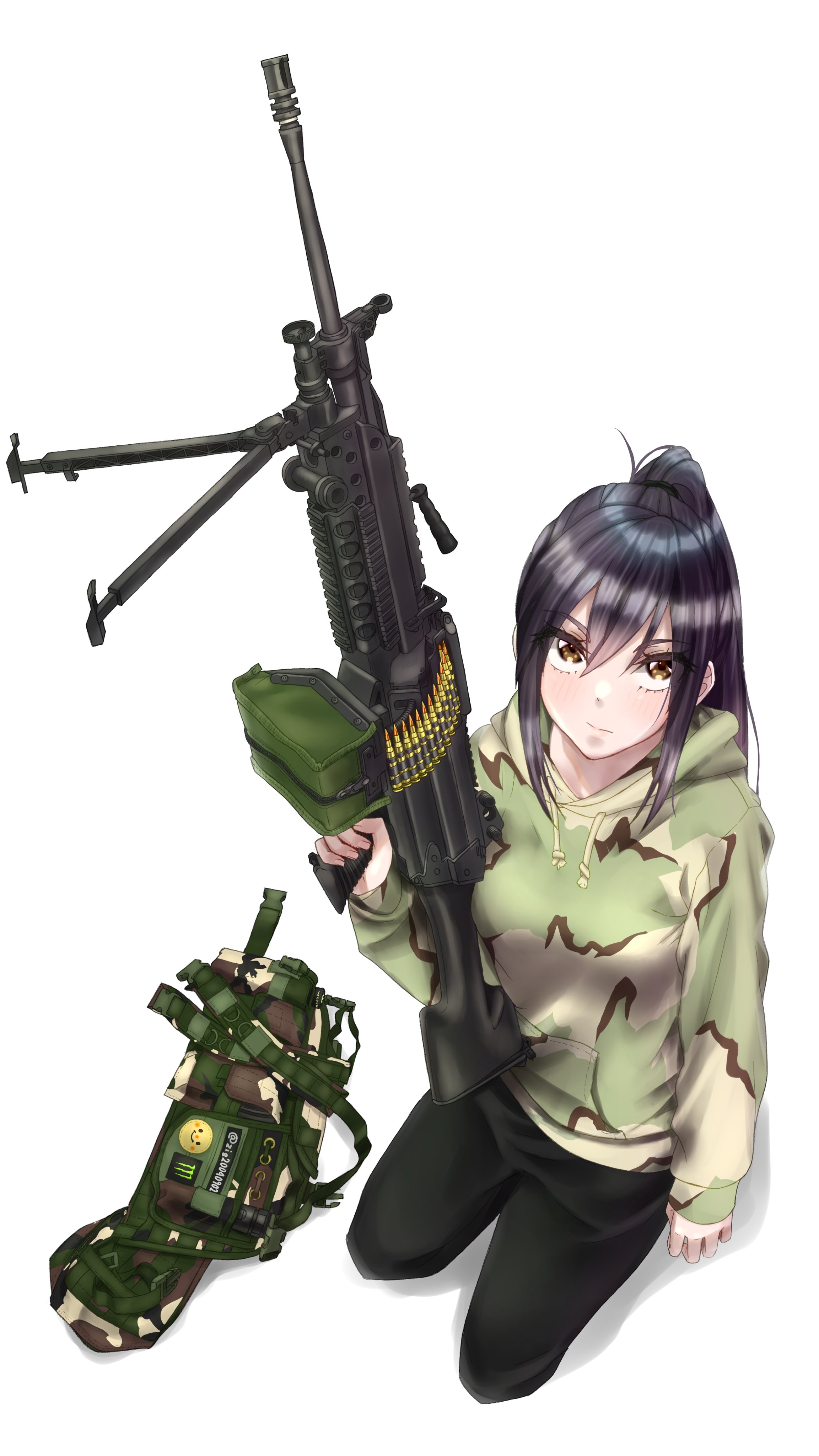 タビタ Rt Zig 絵描きさんと繫がりたい 冬の創作クラスタフォロー祭 M249女子完成しました S T Fn M249 Saw E2 Bk スポーツラインを女の子に持たせてみました 下の方が寂しかったのでチェストリグも描いてみました 女の子の名前は