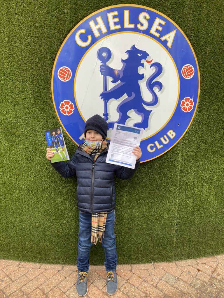 #cfcmatchday Happy Birthday Little bear. Enjoy your first time at the bridge. Love mummy and daddy xxxx