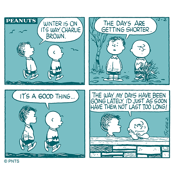 Snoopy's tweet photo. Winter is almost here! https://t.co/TQX2moHa0G