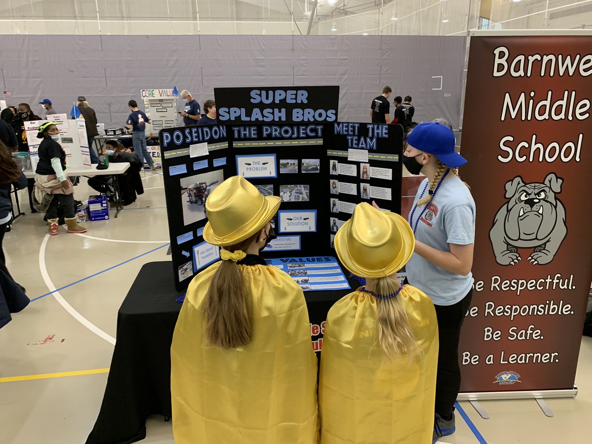 htomicich's tweet photo. Getting ready for @firstlegoleague Robotics competition today! Go @SSBrobotics We are so proud of you. Wishing you the best today. #bmsrobotics @BarnwellMS @FrancisHowell https://t.co/Bwc1PPmhMk