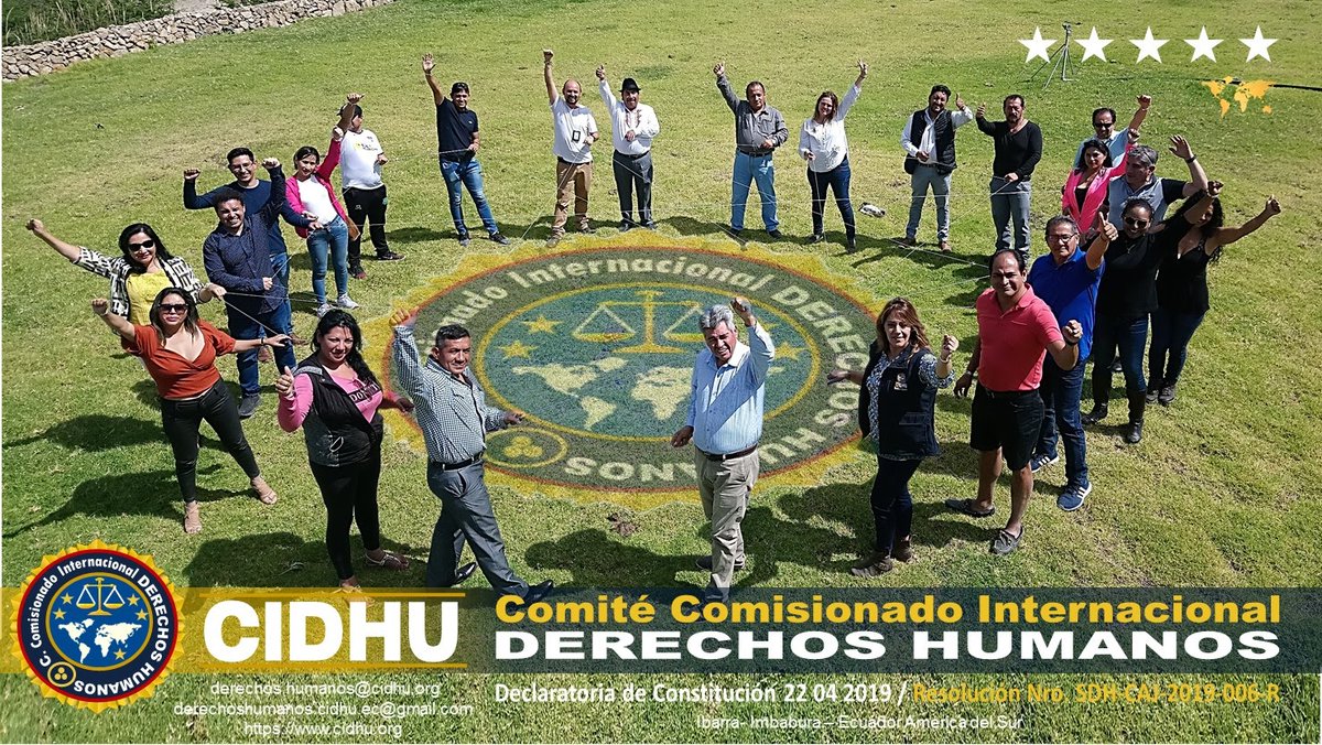 CIDHU6's tweet photo. 11de diciembre 2019 CIDHU organismo Autonomo nace como respuesta desde la Sociedad CIvil contra los abusos de culaquier indole, Gracias a quienes nos ayudan a construir una Sociedad Posible donde los Derechos Humanos sea una Realidad...CIDHU ⭐⭐⭐⭐⭐
https://t.co/LBZ00MyrxV https://t.co/i7AxLrHqZu