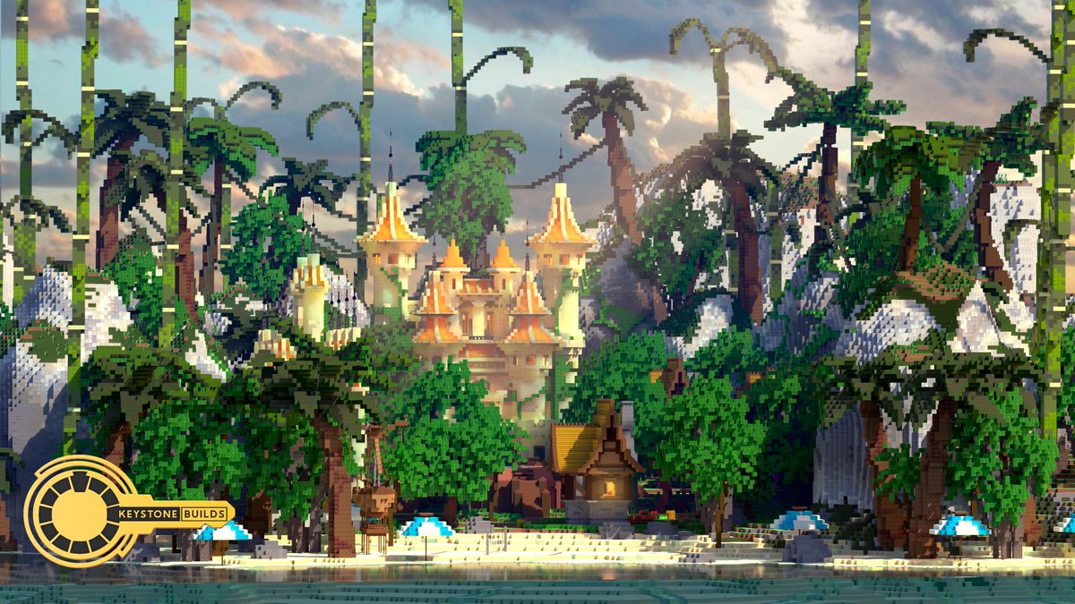 keystone_builds's tweet image. Spawn we built for @PlayPokeSaga! 🌴

This was the PokeSplash one! 🌊

🏗️ Built by: SilencyZ and @FstnoBuilds 
⛏️ Built on: @BuildersRefuge 
🖼️ Rendered by: @zelfinhoz 

💼 Discord: discord.gg/Hkg5ZChWfa