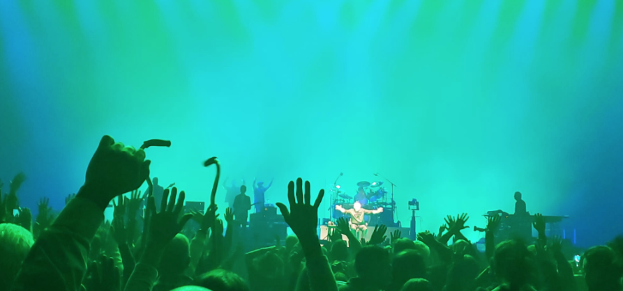 ciaranquinn's tweet photo. My sister Aoife saw Phil Collins/Genesis perform last night.  She says that his crowd is getting older.  Yup... instead of phones in the air ... crutches! https://t.co/bufgCI58Xf