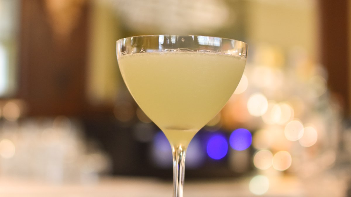 barlyonboston's tweet photo. One of our signature cocktails – the “Malediction” is a mix of escubac, green chartreuse, maraschino, and lime. https://t.co/CLFQTPWenJ