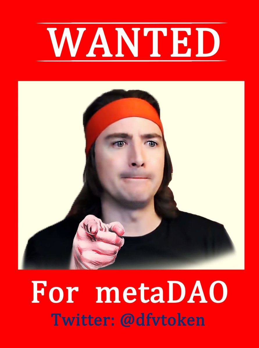 dfvtoken's tweet photo. @RodAlzmann Could u plz let him know that metaDAO needs him? https://t.co/5guAulvHEb
