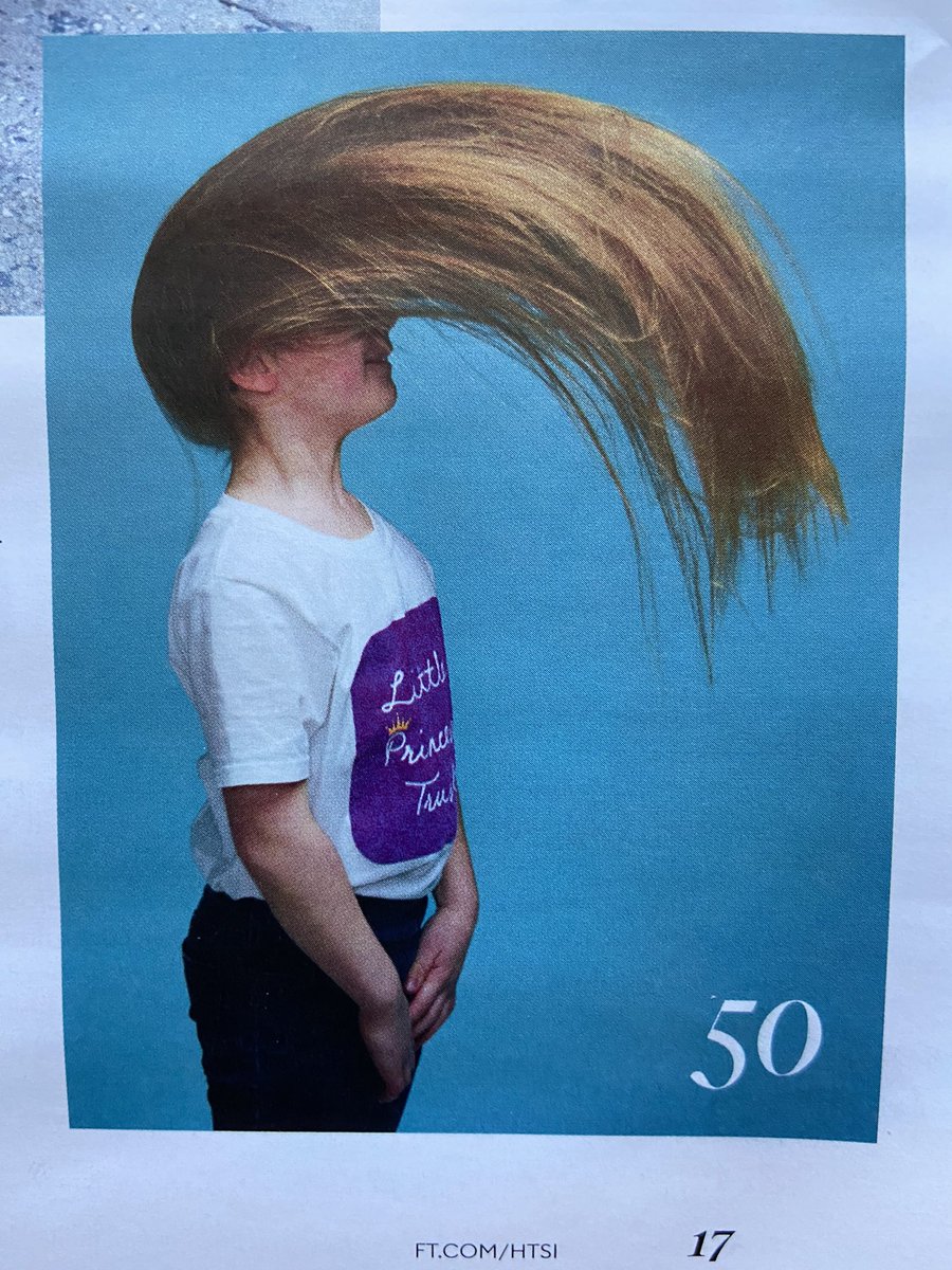 kpj202's tweet photo. Great article on the Little Princess Trust in today’s FT weekend magazine. They provide real hair wigs for children and young people with cancer and support research. #LPTrustUK @CCLG_UK @WorldSIOP https://t.co/JafGl2CoZ2