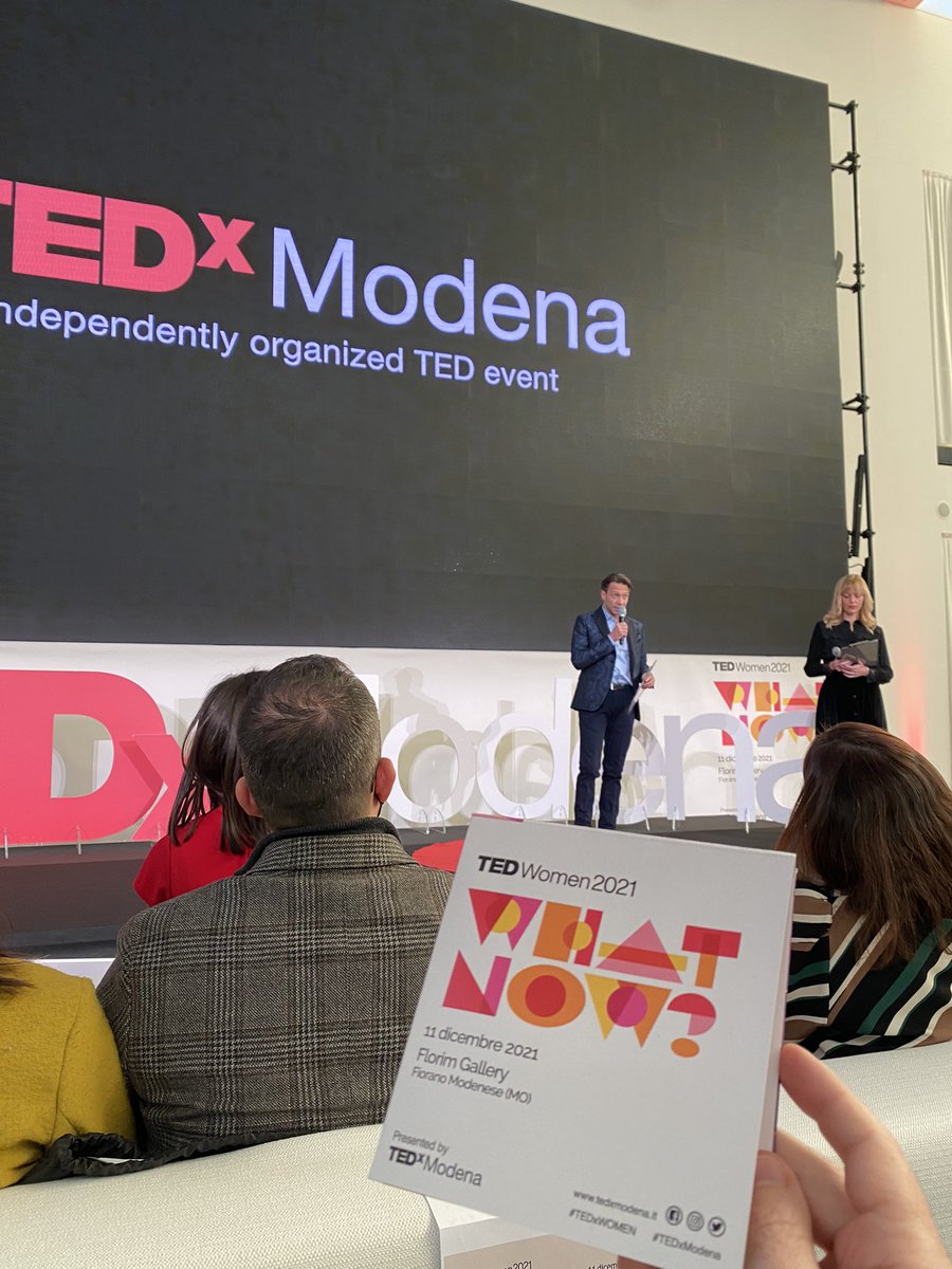 Marco_Prx's tweet photo. #TEDxWOMEN #TEDxModena #Proximaspa #WhatNow #FlorimGallery https://t.co/niSEqF1Smz