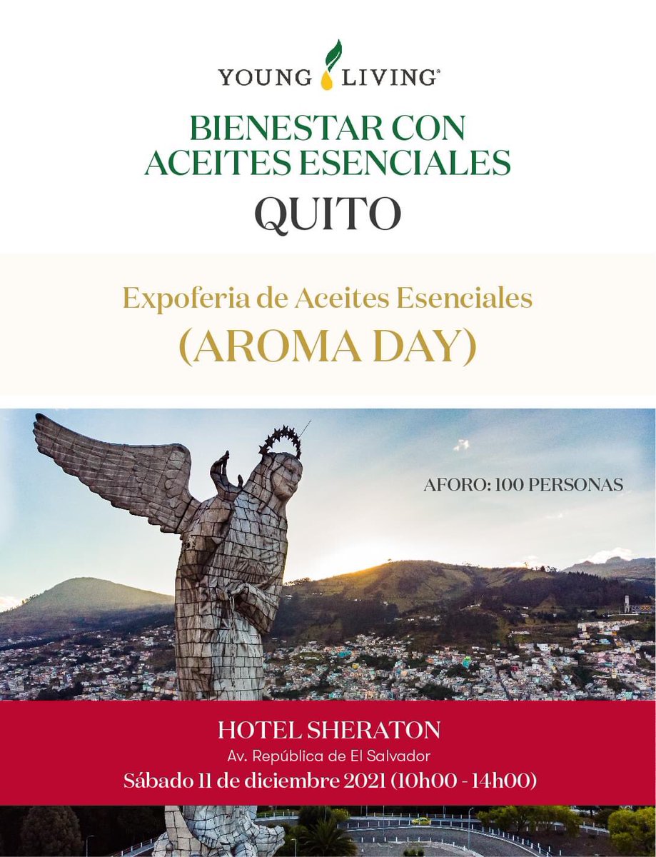 peperina79's tweet photo. Ya estamos listos en el Hotel Sheraton #Quito #aromaday. Te Espero!! https://t.co/tHR0PYkZlt