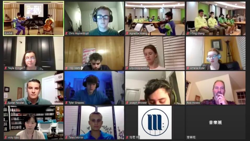 HBStudentLife's tweet image. Thursday night (our time), Hawbridge Chinese II students read classical Chinese poems (in Chinese, naturally) to a Zoom audience at Wuling High School in Taipei, Taiwan.  They have been working on these poems with their Taiwan counterparts for the last couple of months.