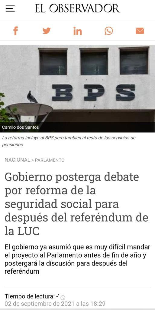 Tendrá algo que ver con la luc, y la votación del referendum?