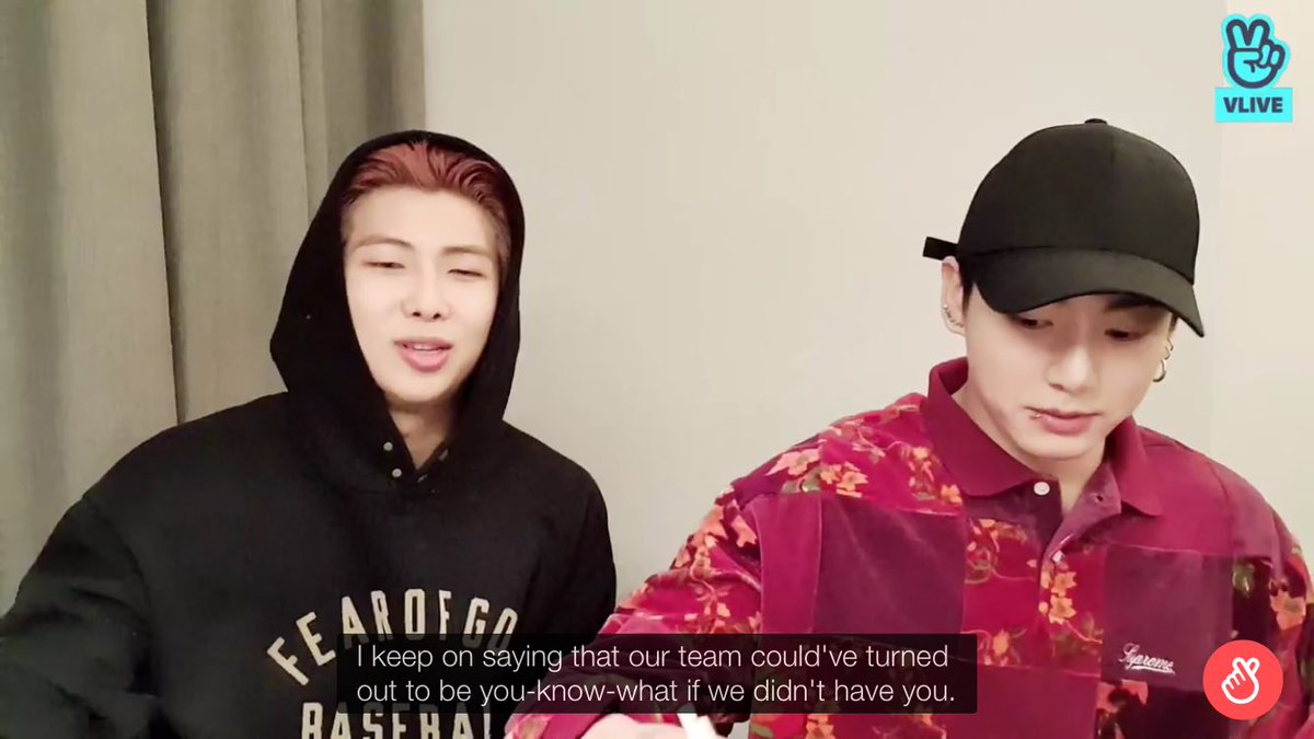 kookie_andcooky's tweet photo. rm to Jungkook: “I keep on saying that our team could’ve turned out to be you-know-what if we didnt have you.”

the most deserving of all their awards. Congrats Jungkook👏👏👏 https://t.co/GZeoSGgSIv