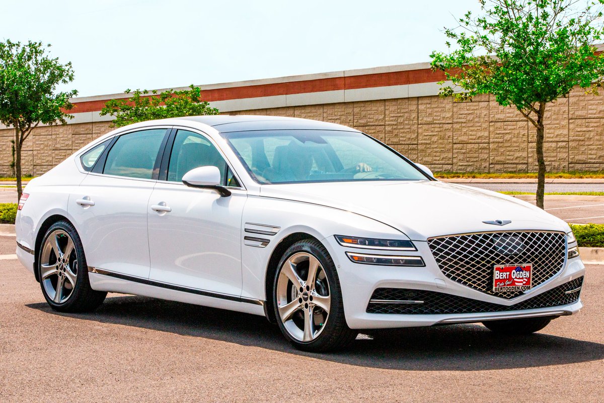 GenesisHRL's tweet photo. The #GenesisG80 sedan's ample width gives it an imposing presence, complemented by intelligent features for first-class comfort. #BertOgden #CarBuying https://t.co/LV57o5f3gj