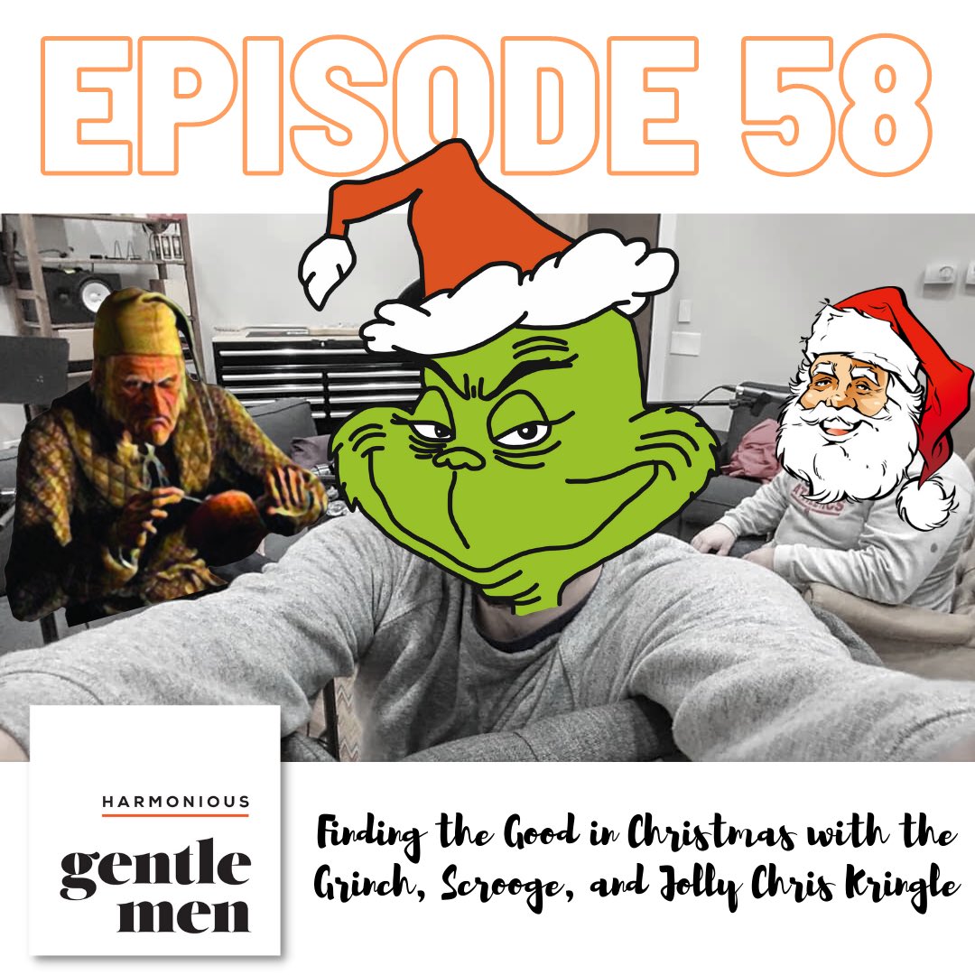 HarmoniousGents's tweet photo. The year is coming to an end.  Christmas is almost here, and the Gentlemen want to talk about it. Lights, turkey, presents: it’s episode 58

https://t.co/DxMZaBx1jo https://t.co/cuI2arXrkH