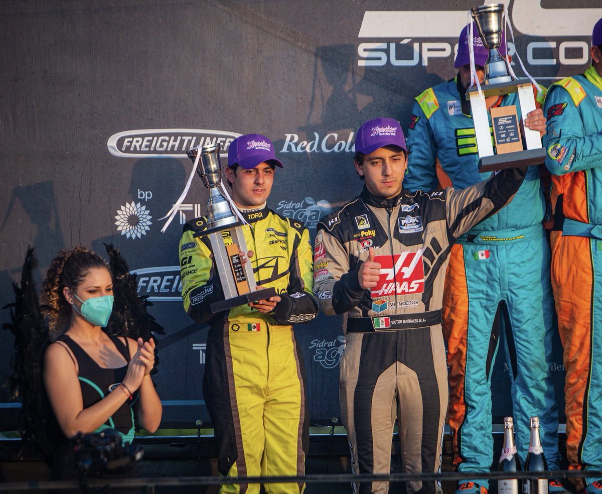 Luego del par de podios conseguidos en Monterrey, Víctor Barrales Jr., está listo para cerrar su participación en los GTM Pro 3 haciendo dupla con Paul Jourdain en la final de la temporada 2021 de la Súper Copa, los días 11 y 12 de diciembre en Puebla. 
👍 #ComisiónPista
