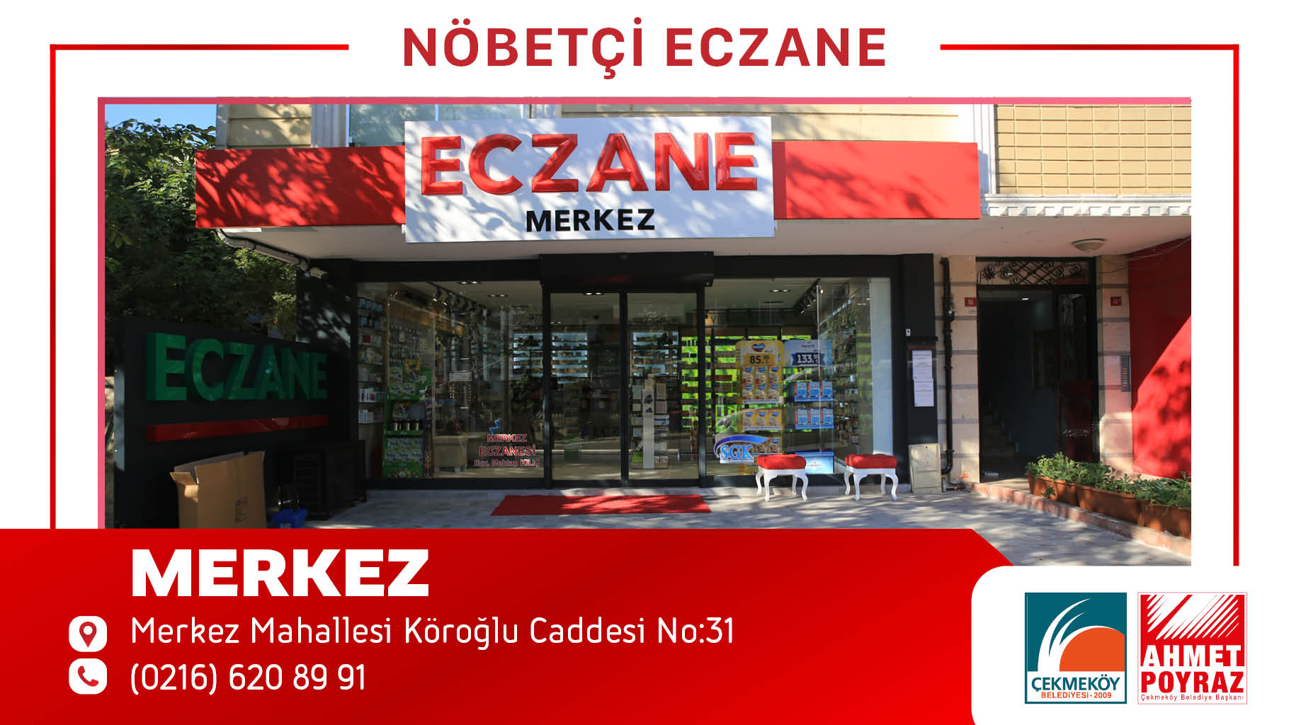 çekmeköy park eczanesi